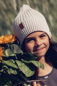 NICOLE BEIGE zomerhoed voor meisjes