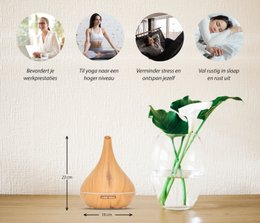 Lotus Pro - Madera Clara - Difusor de Aromas