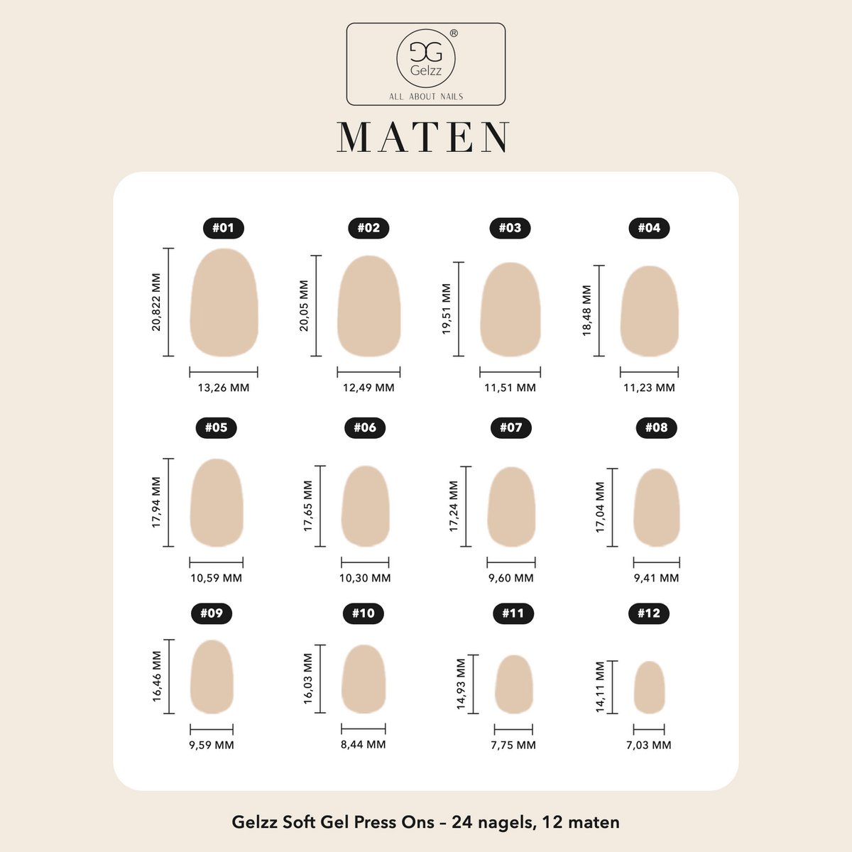 Gelzz Prensa de gel suave sobre Petal Aura (70)