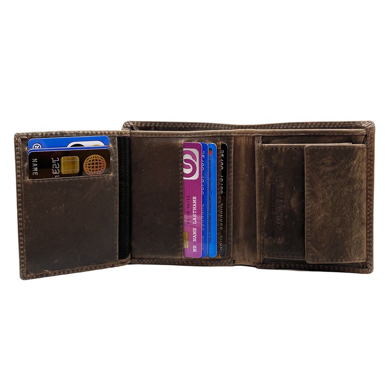 Pung Mænd - Pung Mænd - Arrigo Pung - Billfold model i 3 farver Buffalo Læder