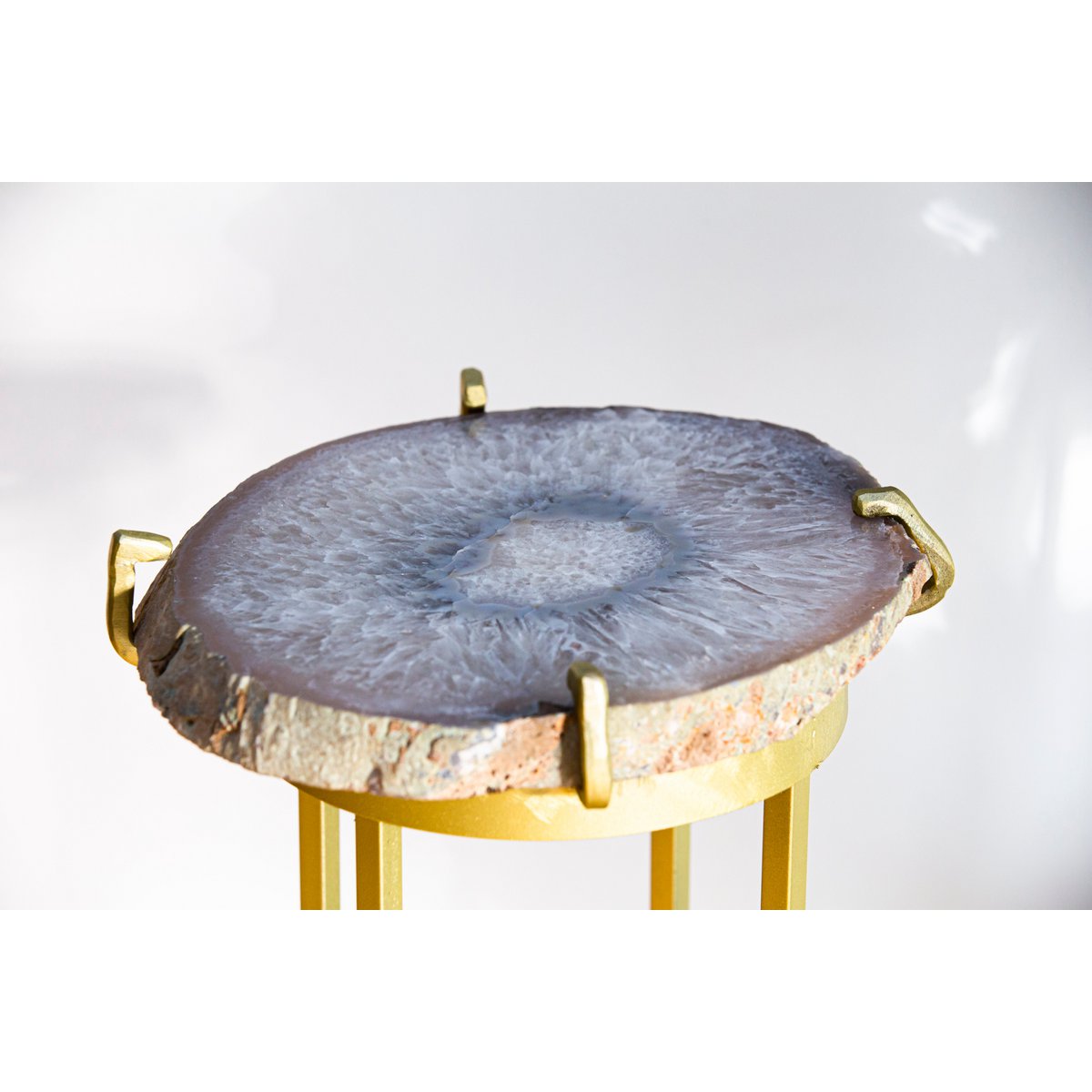 Mesa auxiliar de ágata