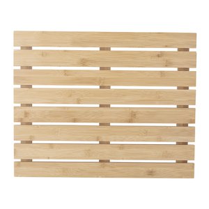 Aden Bath Mat, Nature, Bamboo