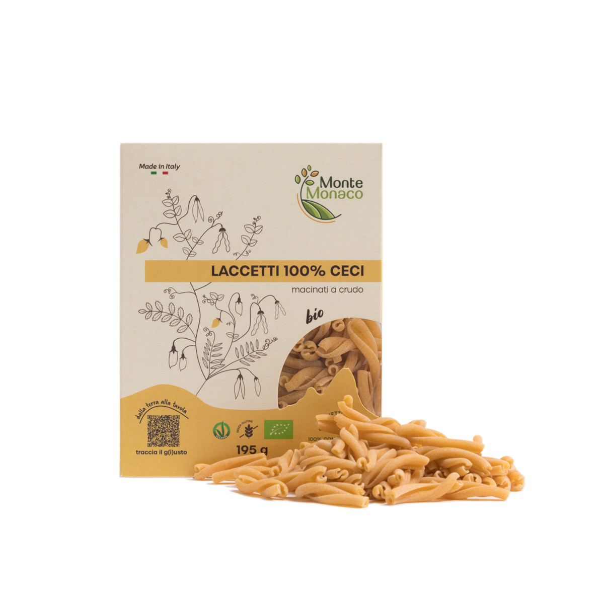 Lacetti harina de garbanzos 100% ecológica