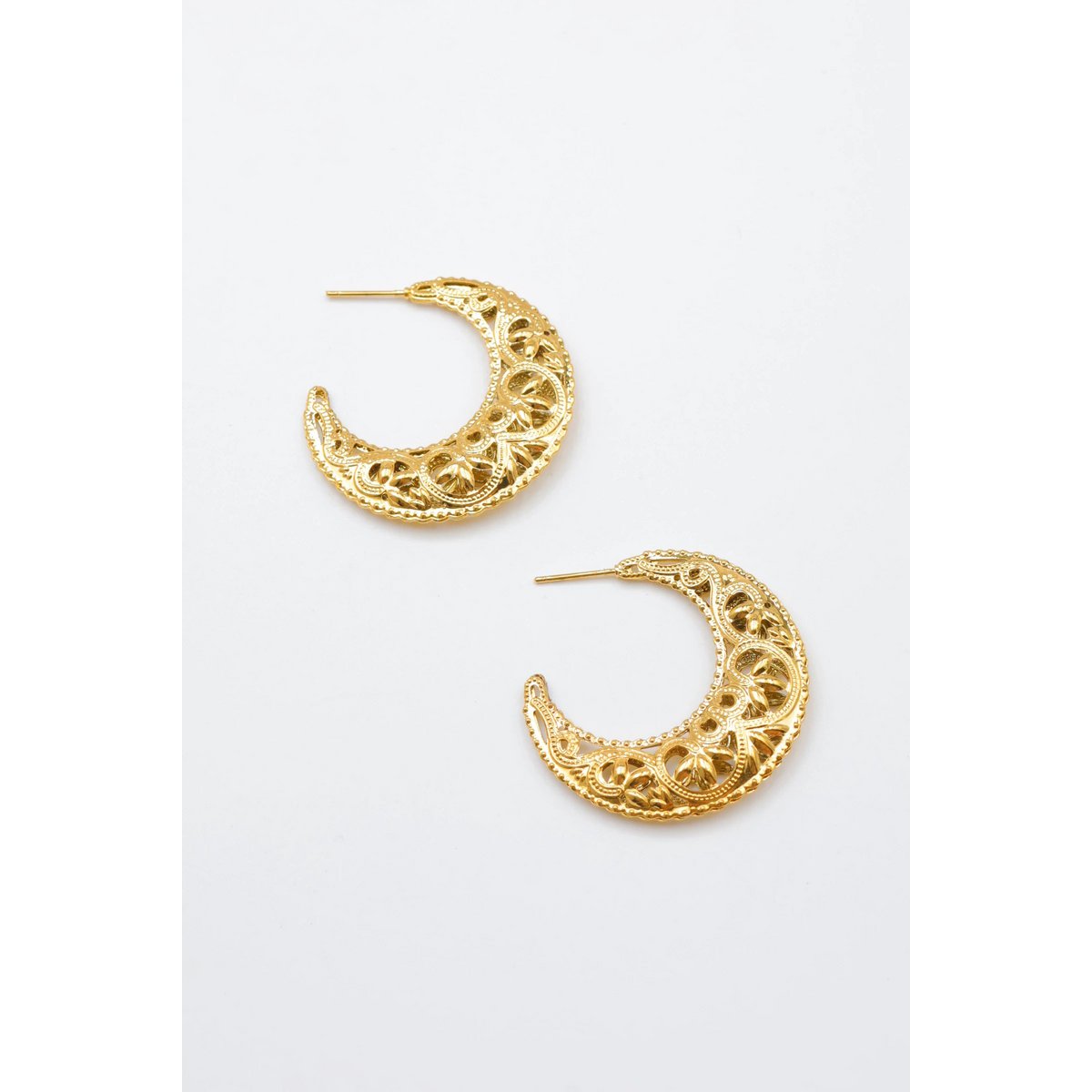 Boucles d’oreilles en acier inoxydable