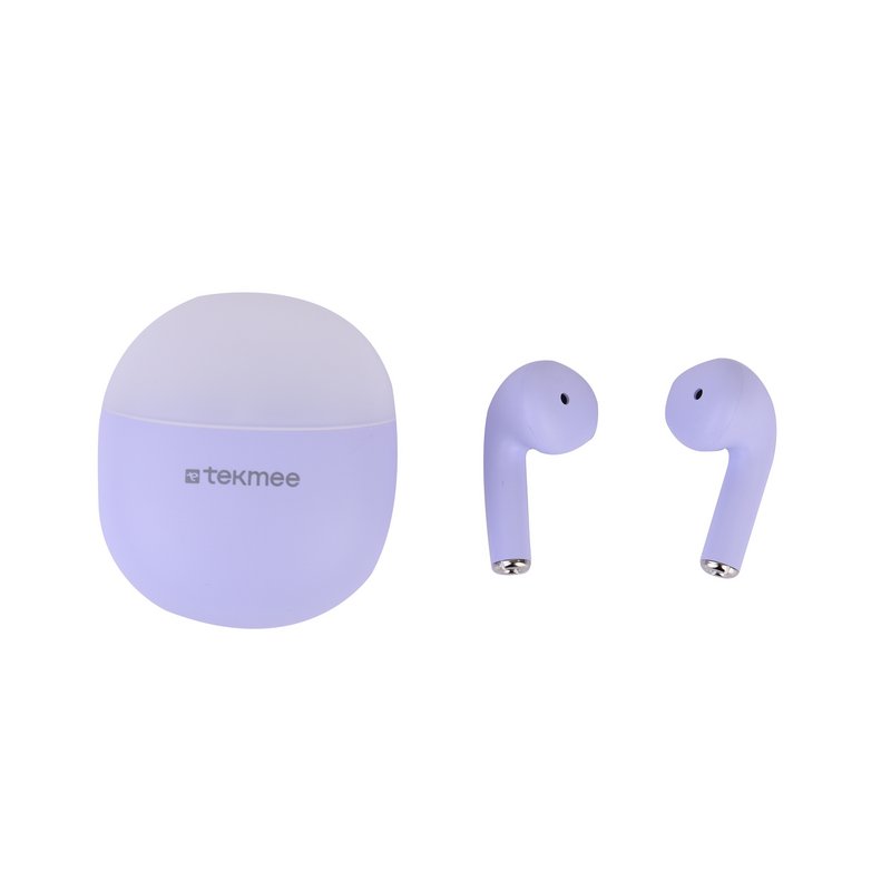 TWS earphones with translucent case