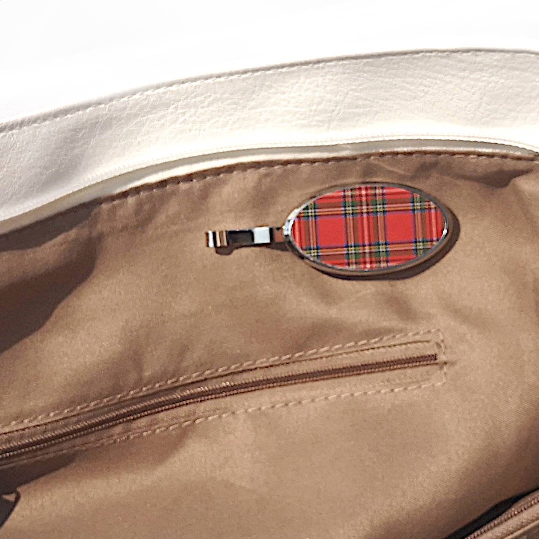 Red Tartan: Designer magnetische telefoon- en sleutelhouder, voor portemonnee, auto, thuis