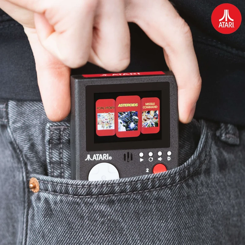 Atari - cartridge gaming handheld (keychain)