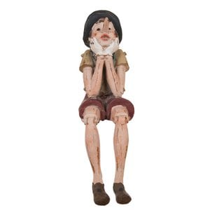 Image Pinocchio 14x8x29 cm Brown Polyresin Home accessories