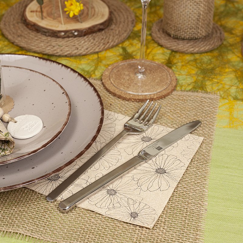 Lunch-Servietten aus Recycling-Tissue "Ida"