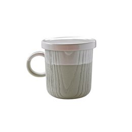 MU / Becher mit Deckel 400ml hellrosa