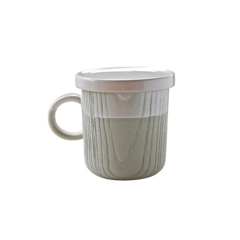 MU / Becher mit Deckel 400ml hellrosa