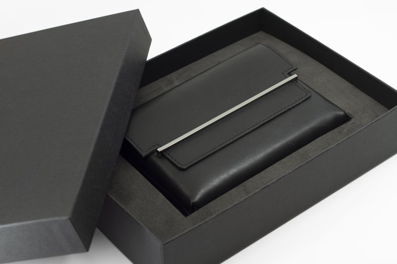 FRAME clutch bag - black rhodium