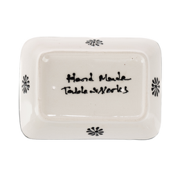 Soap dish Myth black, hand-painted