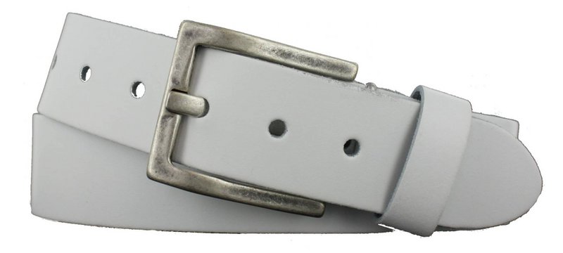 Læderbælte 4cm | glat læder