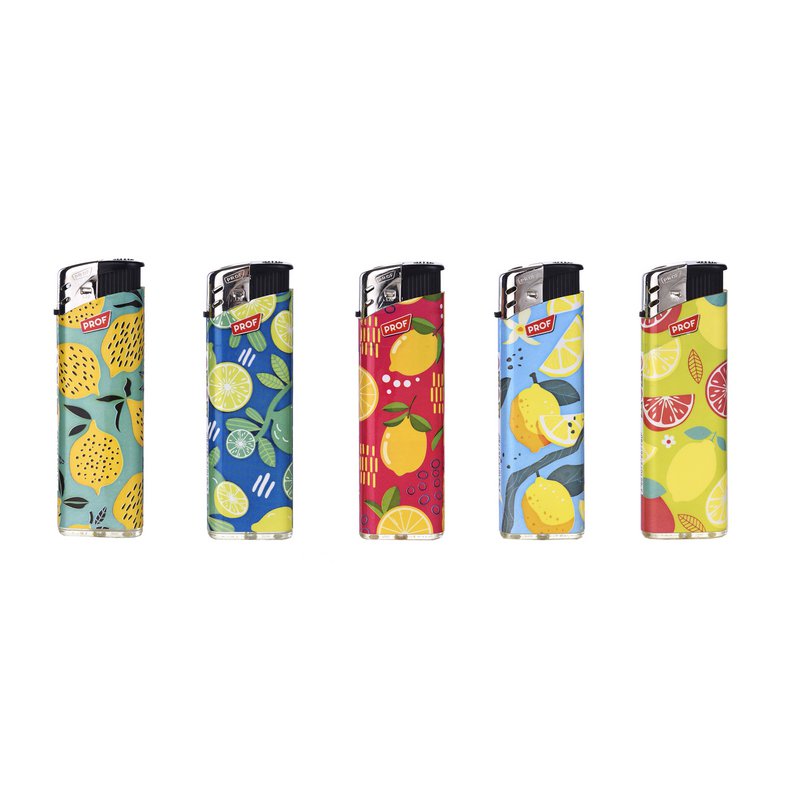 ACCENDINO ELETTRONICO RICARICABILE PROF design LIMONE