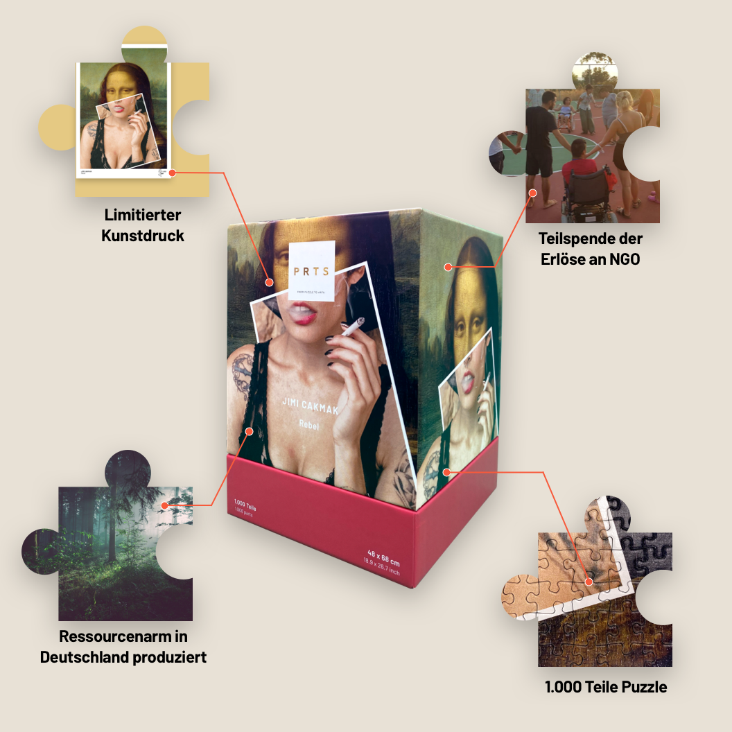 Puzzle d'art + impression d'art : Jimi Cakmak