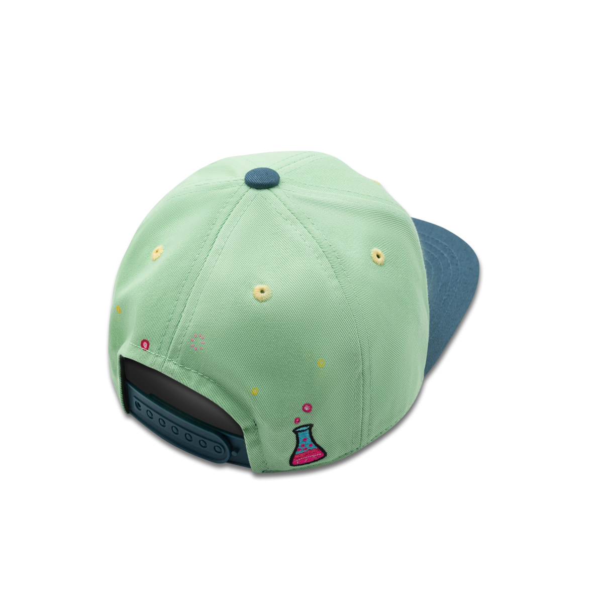 Koaa-the Maus "Chemiker"-Snapback Kids Light-Green/Blue