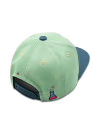 Koaa-the Maus "Chemiker"-Snapback Kids Light-Green/Blue