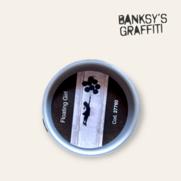 Banksy Deursticker (83x210cm) - Drijvend Meisje