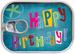 Puede enviar por correo "Feliz cumpleaños"