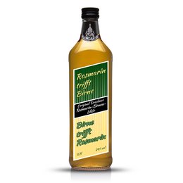 A premium liqueur made with rosemary and pear flavors, offering a unique and aromatic taste experience.
