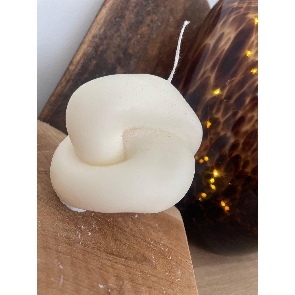Big knot candle | rapeseed wax