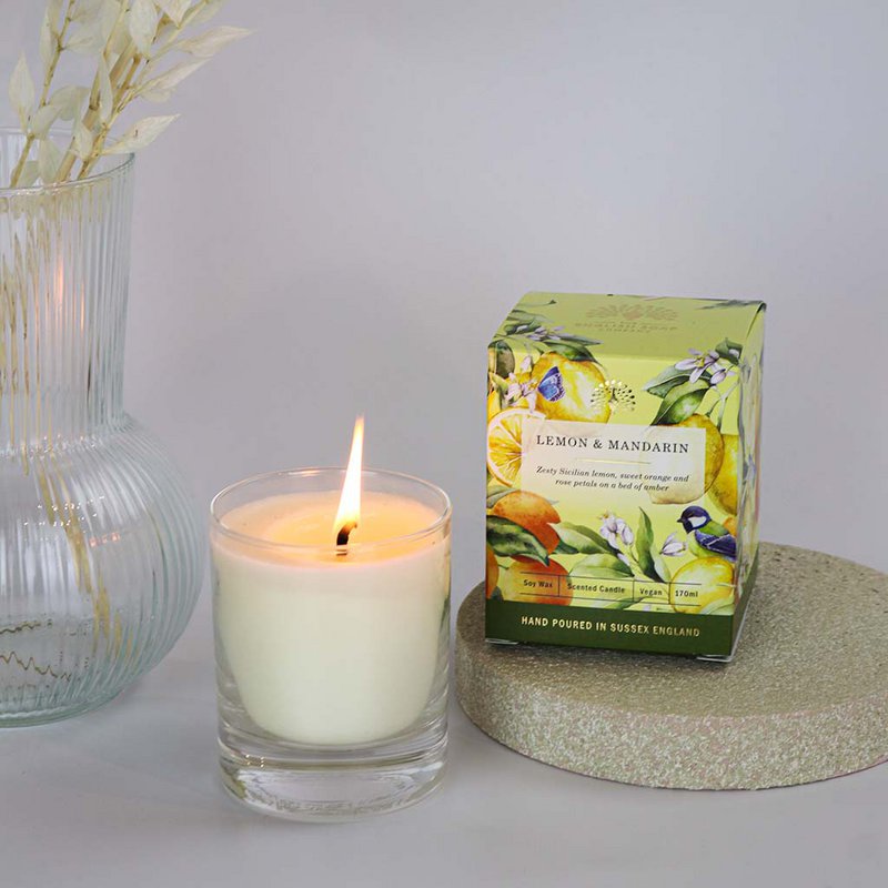 SAPONE INGLESE C° Candela 170g - Heritage - Limone & Mandarino