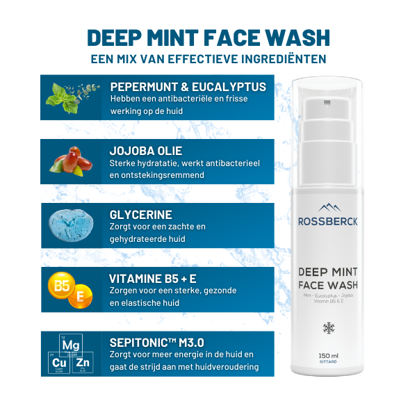 Deep Mint Face Wash - Gezichtsreiniger Mannen