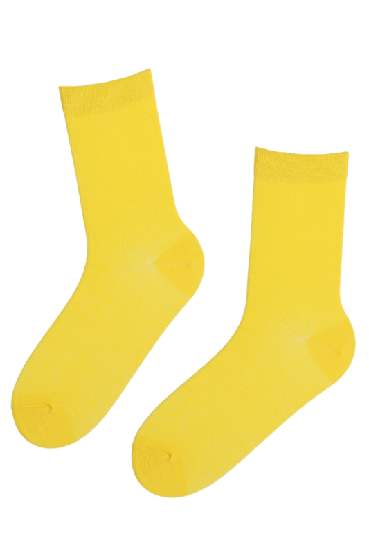 KIM yellow cotton socks