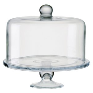 Cake Stand with Straight Sided Dome - Simplicity