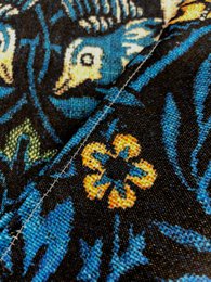 William Morris Moody Teal Avian Botanical Cushion Cover | WIM014