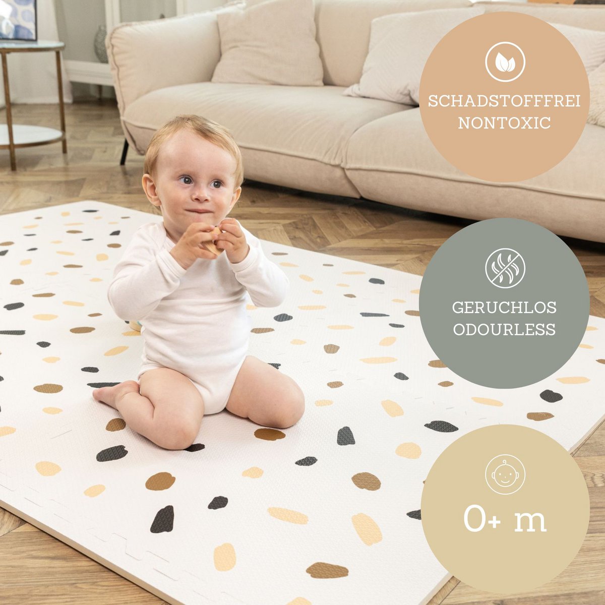 Hakuna Matte XXL Puzzle Play Mat - Confetti (1.8 x 1.2 m)