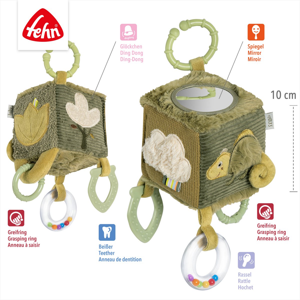 Activity cube chameleon