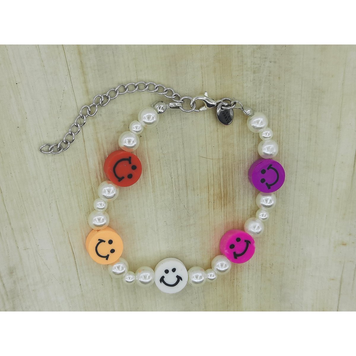 %23259 Pulsera infantil con emoticones