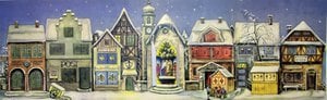 Adventkalender Kersthuisjes