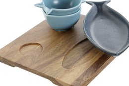 APERITIVO SET 4 PORCELANA 19,5X16,5X1,3 PECES PC211043