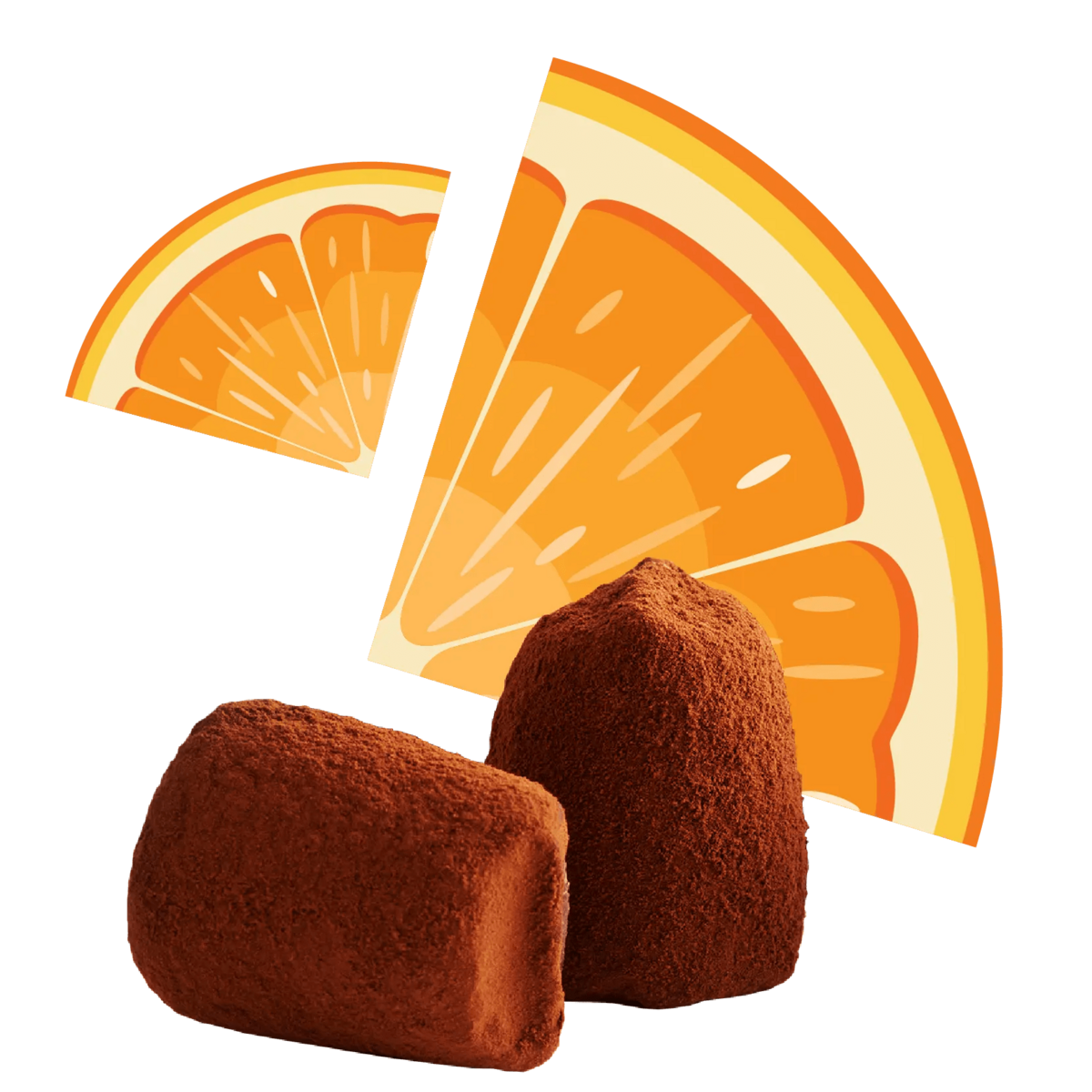 Gekonfijte Sinaasappelchocoladetruffels - Bulk