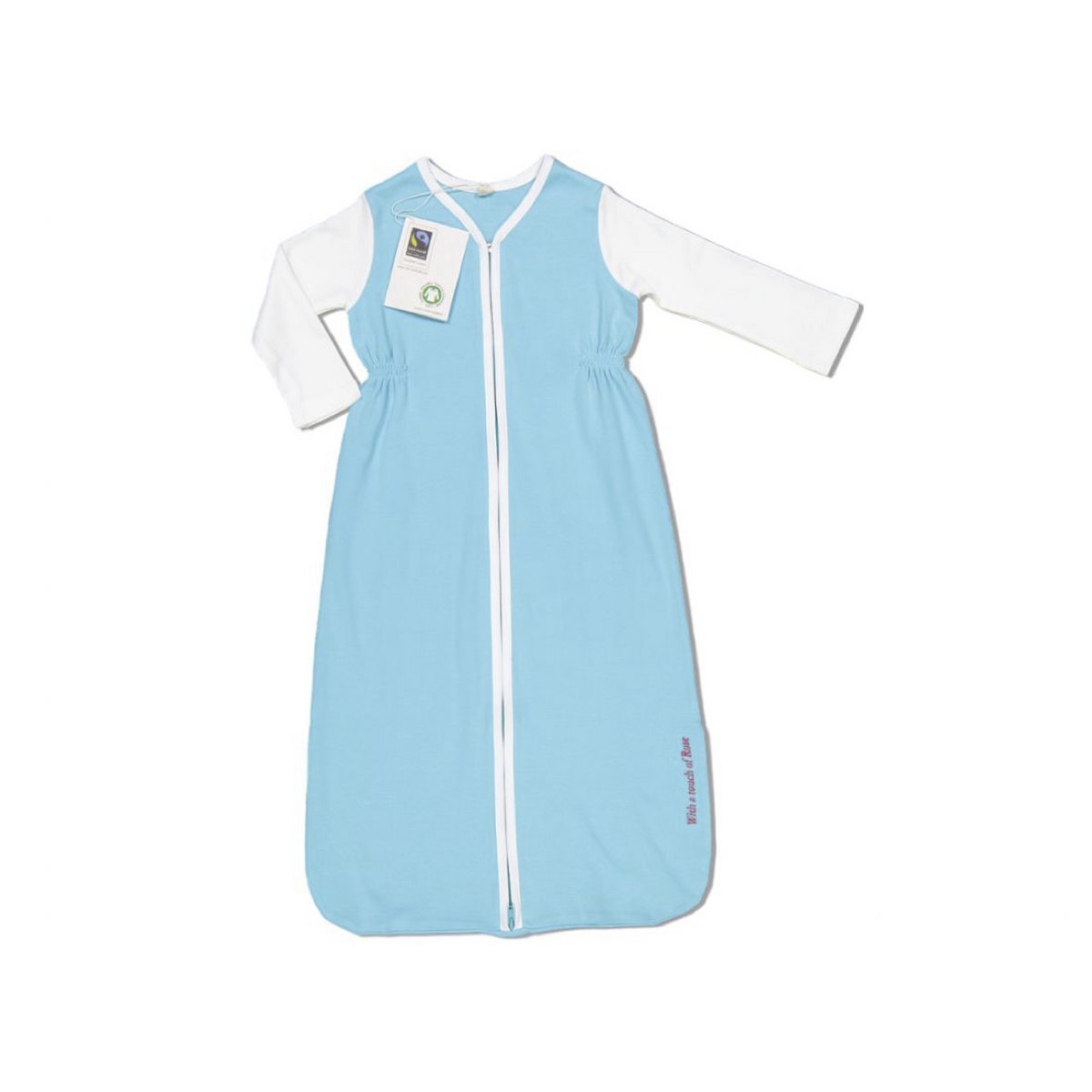 Sleeping bag Turquoise - white