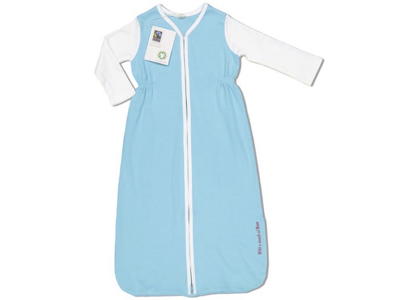 Sleeping bag Turquoise - white