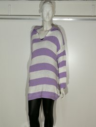 Gestreepte oversized pull