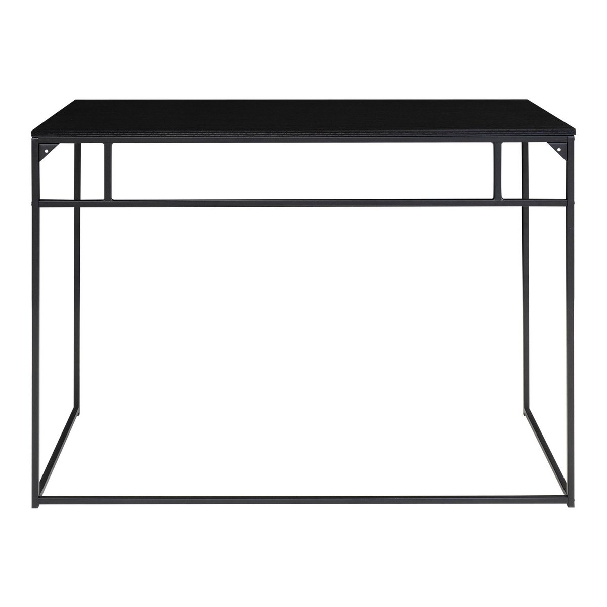 Vita Desk - black, steel, 100x45x75cm