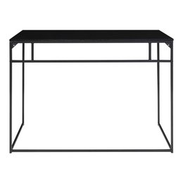 Biurko Vita - czarne, stalowe, 100x45x75cm