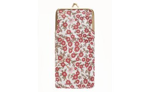 Handmade glasses case made from Liberty fabric | Nora / Pompadour | Padded