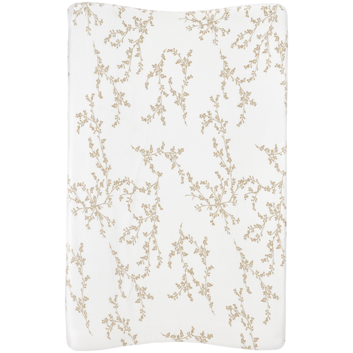 Changing pad cover jersey print Branches Sand