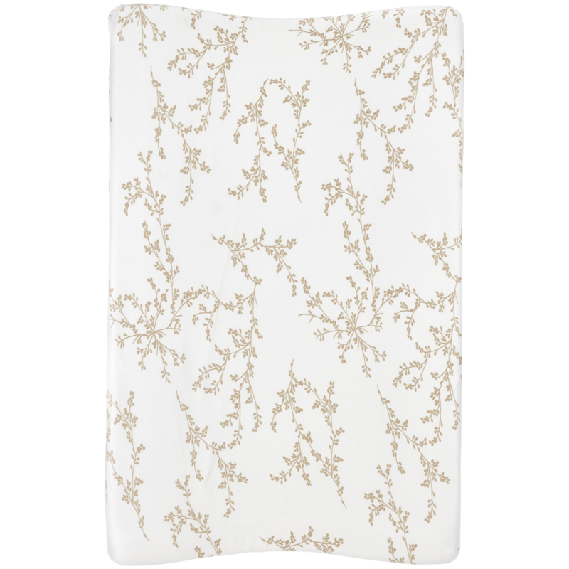 Changing pad cover jersey print Branches Sand