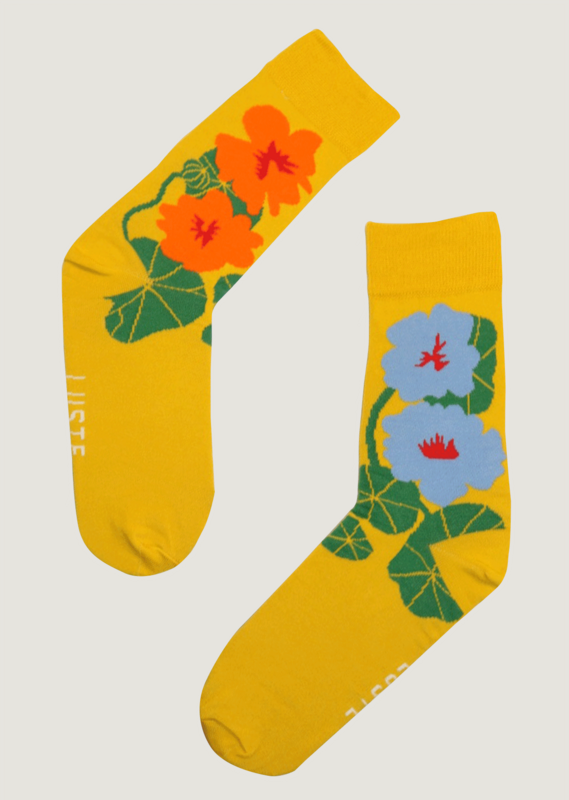 Stylish and Comfortable Nordic-Inspired Cotton Socks -Fresh Socks Nasturtium