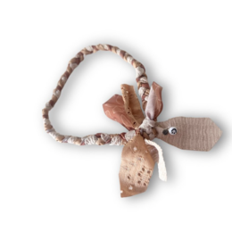 Collier Bandana "Beige Chaud" Enfant