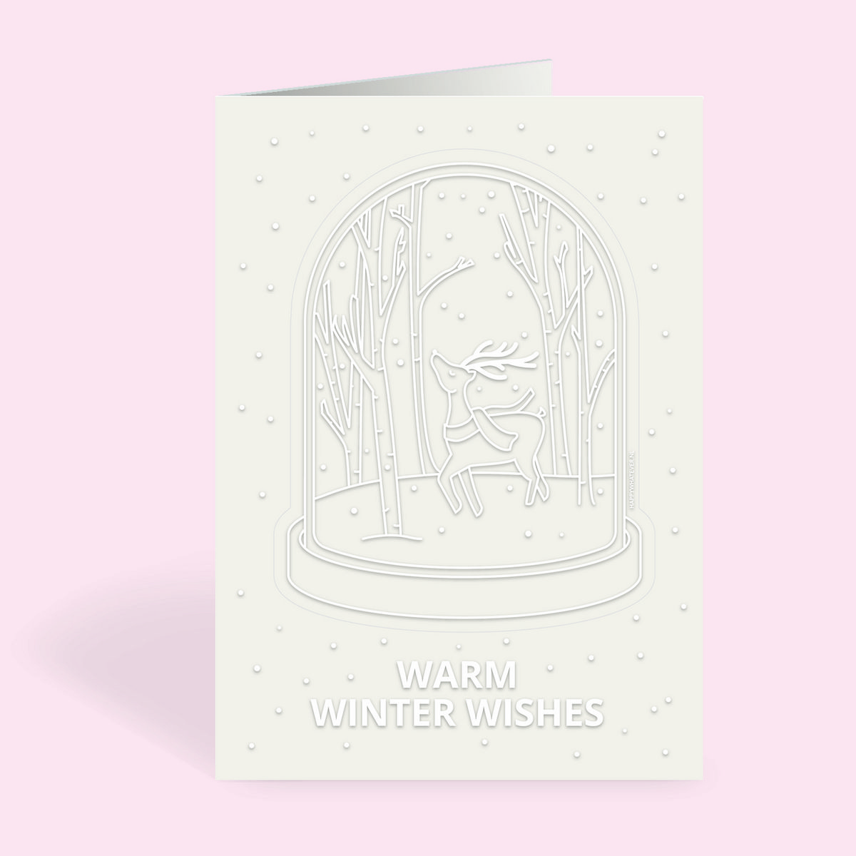 Winter Dear - Raamsticker