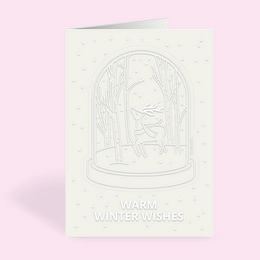 Vinter Kære - Windowsticker