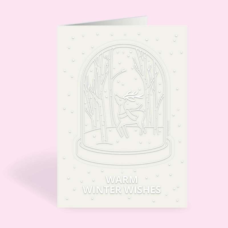Vinter Kære - Windowsticker